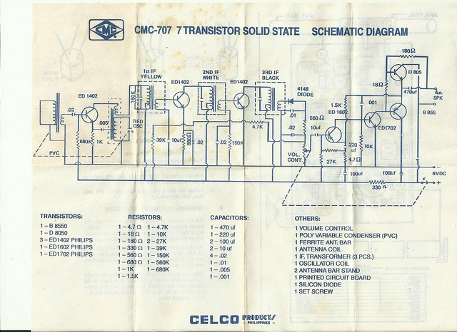 Cmc 707 Am Radio Schematic Diagram